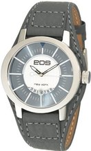 EOS New York 112S Bullseyes Grey Leather Strap