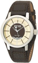 EOS New York 112SBRN Bullseyes Brown Leather Strap