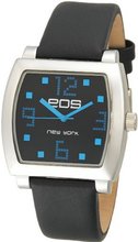 EOS New York 131LBLK Syntax Black Leather Strap