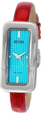 EOS New York 28LREDBLU Cosmo Skinny Blue with Metallic Red Strap