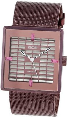 EOS New York 303SBUR Petra Stainless Steel Mesh Burgundy