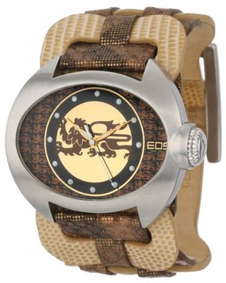 EOS New York 36SBRN Raizel Wide Leather Strap