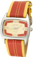 EOS New York 38LREDYEL Striker Two Tone Leather Strap