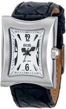 EOS New York 45SBLK Mirage Black Leather Strap