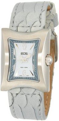 EOS New York 45SBLU Mirage Blue Leather Strap