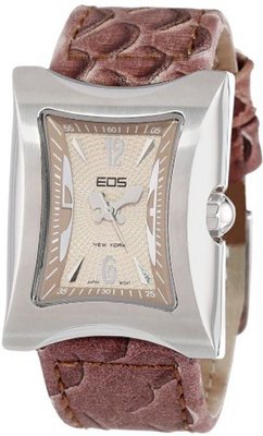 EOS New York 45SBRN Mirage Brown Leather Strap
