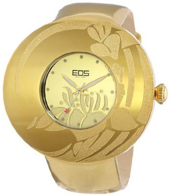 EOS New York 53SGLD Jasmine Gold Leather Strap