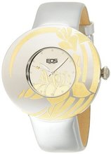 EOS New York 53SSILGLD Jasmine Silver Leather Strap