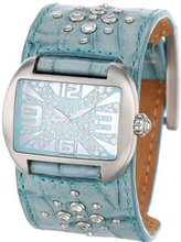 EOS New York 9SBLU Copa Blue Leather Strap