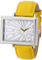 EOS New York Unisex 214SYEL Mad Hatter 2.5 Off Center Dial in Yellow