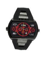 Dash XXL with Black Case and Black / Red Dial