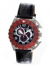 Paddle with Silver Case and Red Bezel