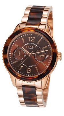 Esprit ES106742004 Ladies IP Rose Gold Marin Tortoise