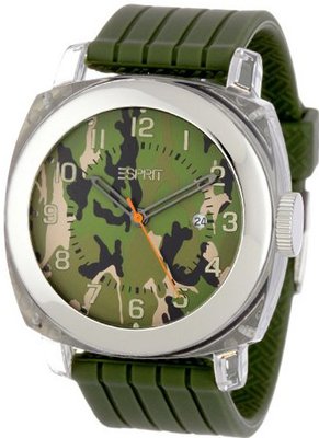 ESPRIT ES900631003 Cube Green Analog