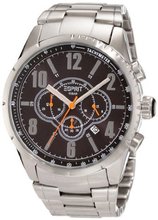 uEsprit ESPRIT ES104221005 Folsom Silver Black Analog 
