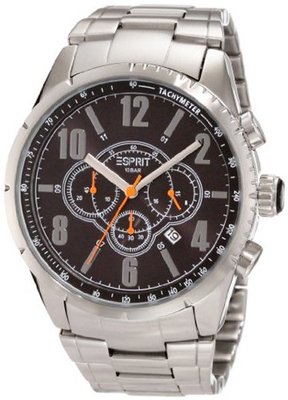 uEsprit ESPRIT ES104221005 Folsom Silver Black Analog 