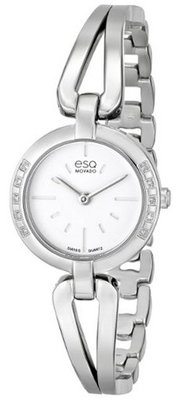 ESQ Movado 07101395 esq Corbel tm Stainless Steel Diamond Case