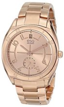 ESQ Movado 07101402 esq ORIGIN tm Tonneau-Shaped Rose-Gold Plated