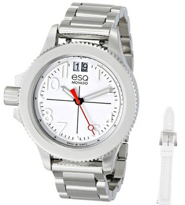 ESQ Movado 07101404 esq Fusion Stainless Steel Interchangeable Strap