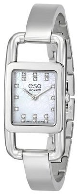 ESQ Movado 07101406 esq Angle tm Mother-Of-Pearl Rectangular Signature