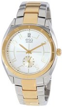 ESQ Movado 07101437 Origin Two-Tone Stainless Steel Case Bracelet Silver-Toned Dial