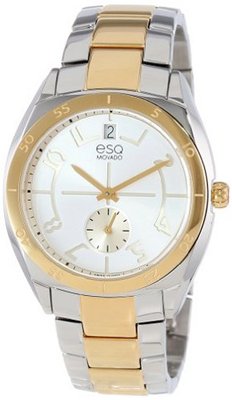 ESQ Movado 07101437 Origin Two-Tone Stainless Steel Case Bracelet Silver-Toned Dial