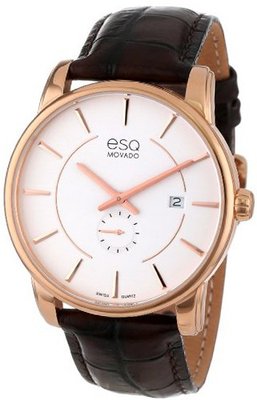 ESQ Movado 07301414 esq CAPITAL tm Round Gold-Plated