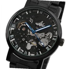 ESS Black Stainless Steel Skeleton Automatic Mechanical WM282