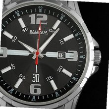 ESS Silver Stainless Steels Fashion Classic Date Display Quartz WM165