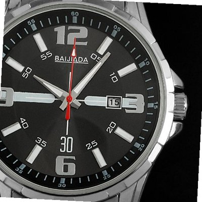 ESS Silver Stainless Steels Fashion Classic Date Display Quartz WM165