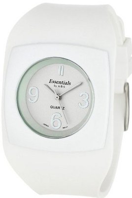 Essential by A.B.S 40012 Genuine White Silicon Strap
