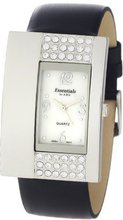 Essential By A.B.S 40021 Leather Elegant Austrian Crystals Bezel