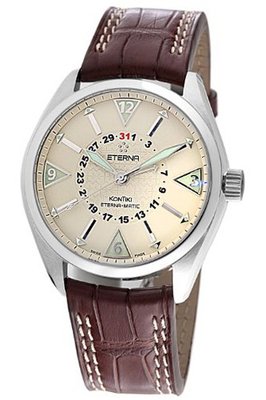 Eterna 1592.41.12.1148 Kontiki Stainless steel Four-Hands