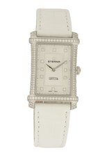 Eterna es 2410.51.67.1224 Contessa Diamond Mother-Of-Pearl Alligator Leather