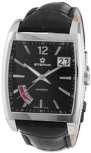 Eterna es 7720.41.43.1228 Madison Black Leather Date