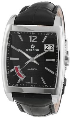 Eterna es 7720.41.43.1228 Madison Black Leather Date