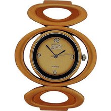 Eton Ladies-Girls Analogue Bronze Tone Metal Open Link Bangle 3121J