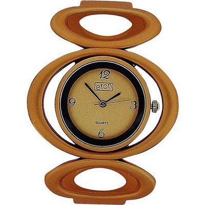 Eton Ladies-Girls Analogue Bronze Tone Metal Open Link Bangle 3121J