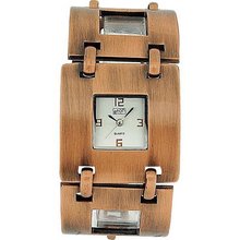 Eton Ladies-Girls Copper Colour Square Open Link Metal Style 2453J