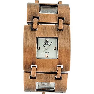 Eton Ladies-Girls Copper Colour Square Open Link Metal Style 2453J