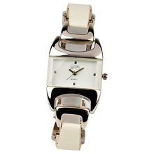 Eton Oblong White Dial White Strap Ladies Fashion 2933L