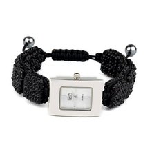 Eton Quartz with Mother of Pearl Dial Analogue Display and Black Bracelet 3020L-BK