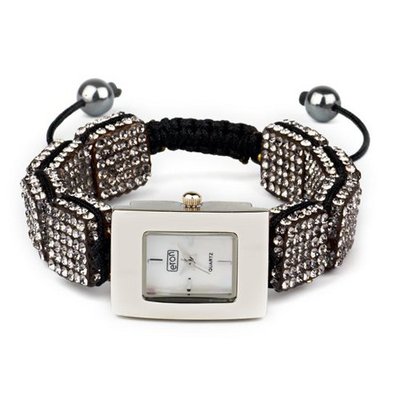 Eton Quartz with Mother of Pearl Dial Analogue Display and Grey Bracelet 3020L-GY