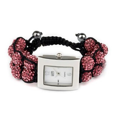 Eton Quartz with Mother of Pearl Dial Analogue Display and Pink Bracelet 3019L-PK