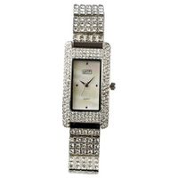 Eton Quartz with Mother of Pearl Dial Analogue Display and Silver Bracelet 2935L-Wt