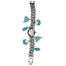 Eton Quartz with Silver Dial Analogue Display and Silver Bracelet 2945L-AQ