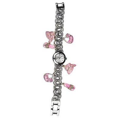 Eton Quartz with Silver Dial Analogue Display and Silver Bracelet 2945L-PK