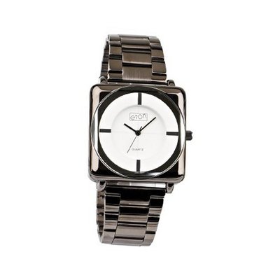 Eton Quartz with White Dial Analogue Display and Black Bracelet 3011G-PW