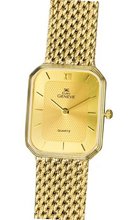 Euro Geneve 14k Gold Rectangle with Mesh Band-47551