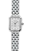 Euro Geneve 14K White Gold Ladies' Diamond Rectangle With Panther Band-47662